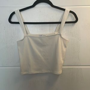 Beige crop top